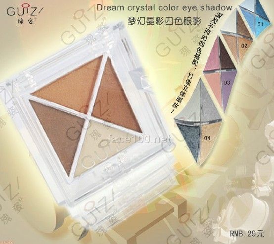 夢幻晶彩四色眼影/Dream Color 4 Colors Eye Shadow