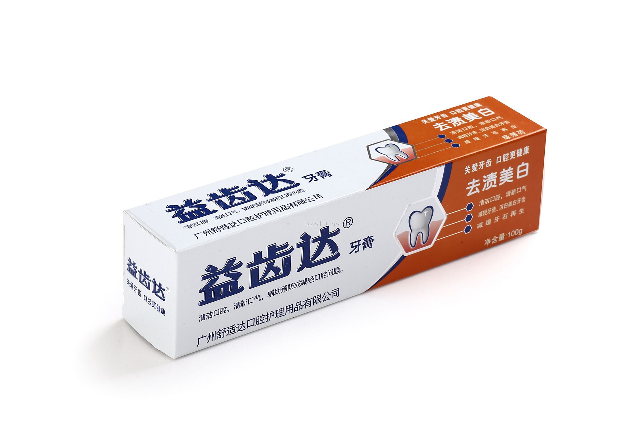 益齒達 --100g去漬美白牙膏