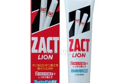 獅王/ZACT雙效粒子去煙漬牙膏